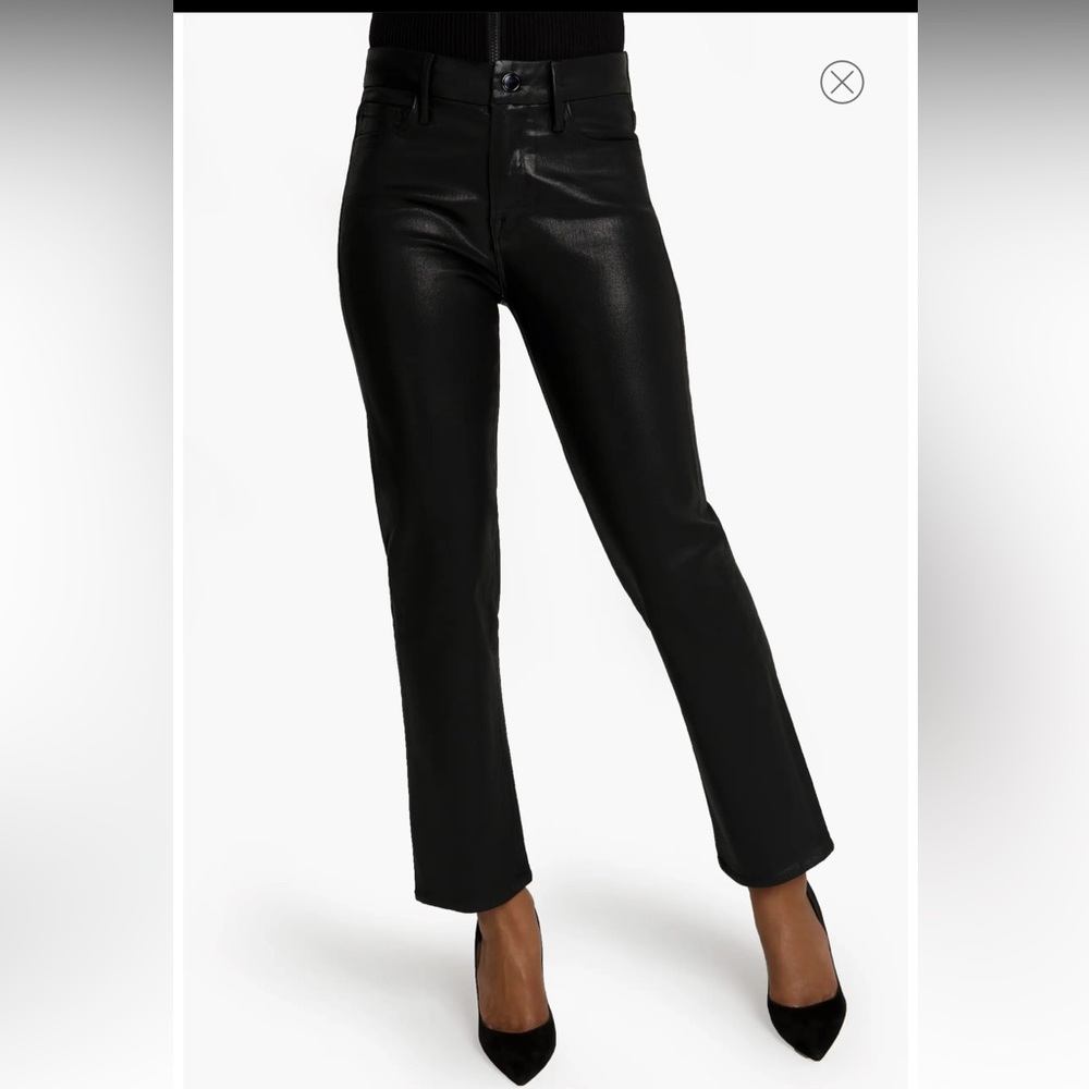 Good American, Good Straight Coated jeans, size 6